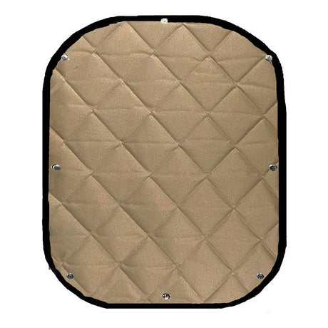 Peterbilt 535, 536, 537, 548, 567, 579, 589 ZenEclipse lower bunk window cover set - tan for semi trucks