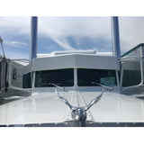 Peterbilt 10" Fiberglass Straight Gangster Visor