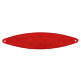 6" Cat's Eyes Stop, Turn, Tail 10 LED Red Light