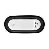 6-1/2" Mid Trailer Turn Signal 18 LED Amber Light Kit