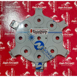 PB 389, 589 Air Cleaner SS Light Brackets for 15" Donaldson  with Eight  ¾", One Watermelon Cutouts