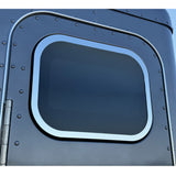 Peterbilt 589 Stainless Steel Sleeper Window Trim