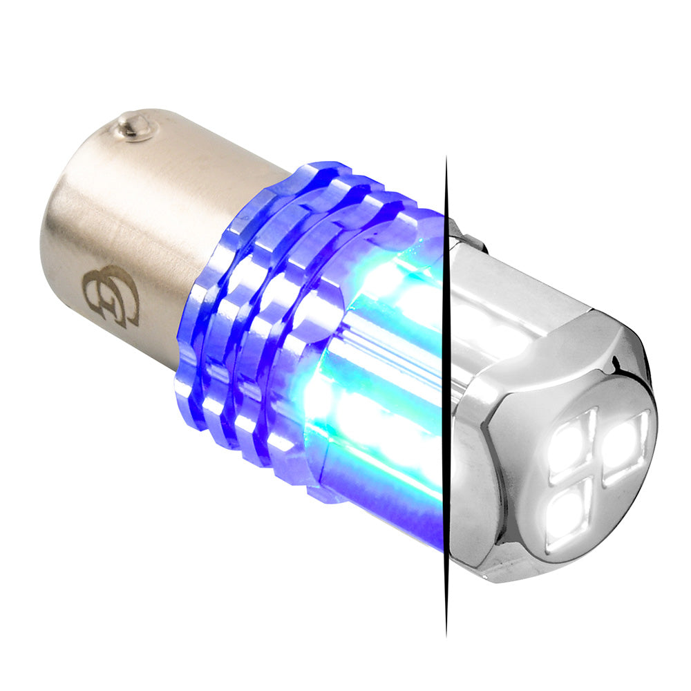 Dual White Base High Power Tower LED 1157 Mini Bulb