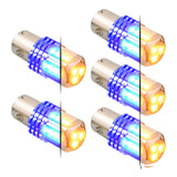 Dual Amber Base High Power Tower LED 1157 Mini Bulb - 5 Pack