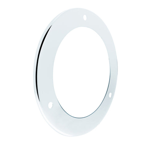 4" Stainless steel light bezel 3 hole