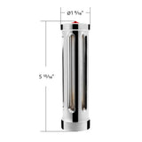 M30x3.5 Thread-On Sonoma Gearshift Chrome Knob with Crystal