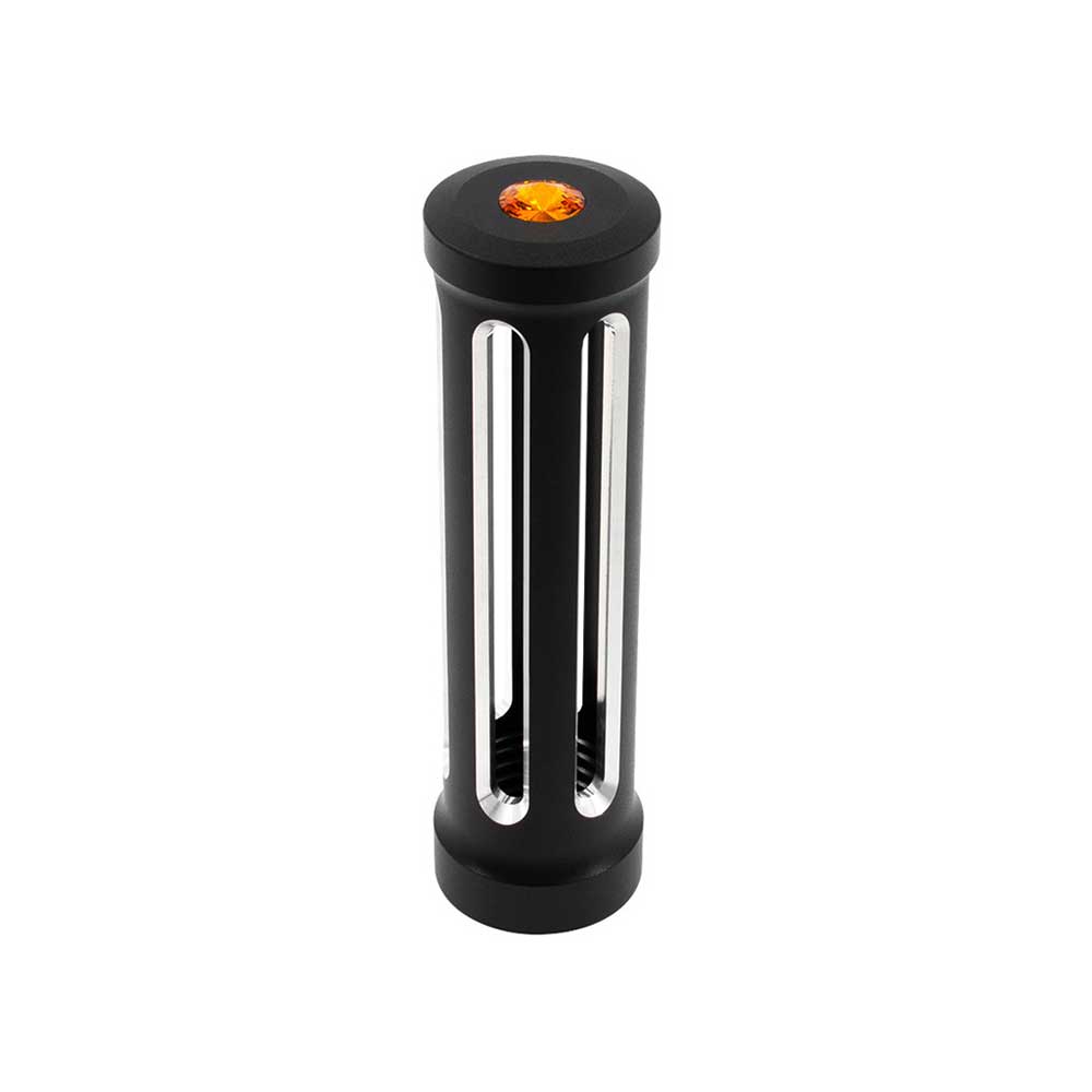 M30x3.5 Thread-On Sonoma Gearshift Matte Black Knob with Crystal