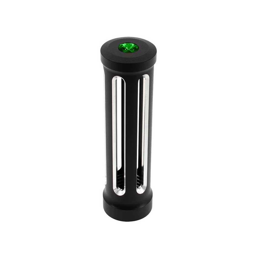 M30x3.5 Thread-On Sonoma Gearshift Matte Black Knob with Crystal