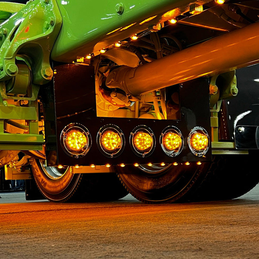 33" x 16" SS Axle Filler with 4" Front & Rear, 3/4" Bottom Light Holes