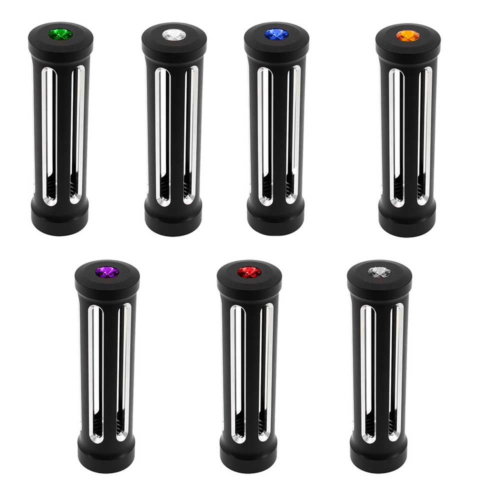 M30x3.5 Thread-On Sonoma Gearshift Matte Black Knob with Crystal