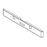FL Classic XL Day Cab 12" Chrome Texas Square Bumper with Step, Tow Cutouts