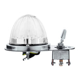 Kenworth Double Fury 17 LED Watermelon Clear Lens Above Door Dome SS Light Kit