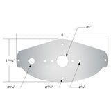 FL Cascadia Above Door SS Dome Light Plate 2 Watermelon Holes