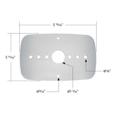 Freightliner Cascadia Stainless Steel Turn Signal Plate