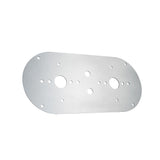 Peterbilt, Kenworth Above Door SS Dome Light Plate 2 Watermelon Holes