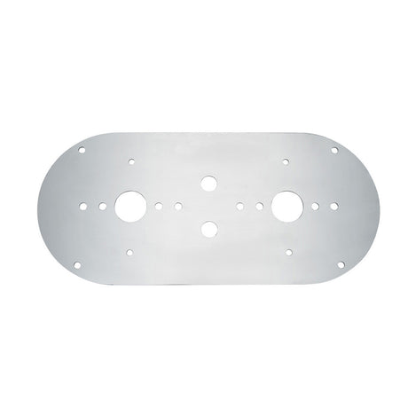 Peterbilt, Kenworth above door SS dome light plate 2 watermelon holes for semi trucks