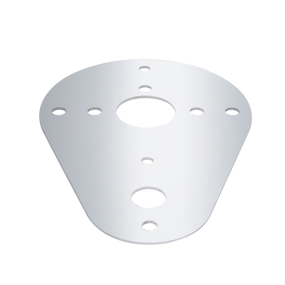 Kenworth T600, T660, T800, W900 Above Door SS Light Plate 2 Watermelon Holes