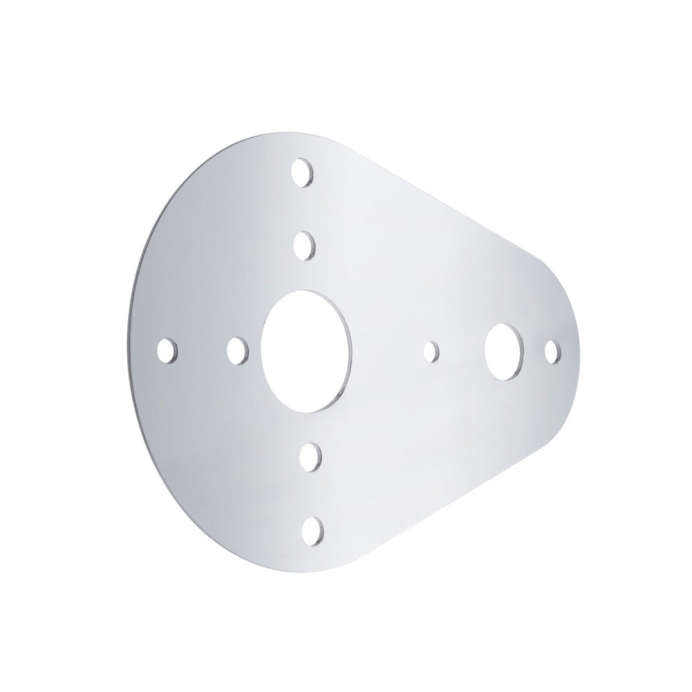 Kenworth T600, T660, T800, W900 Above Door SS Light Plate 2 Watermelon Holes