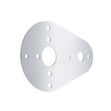 Kenworth T600, T660, T800, W900 Above Door SS Light Plate 2 Watermelon Holes