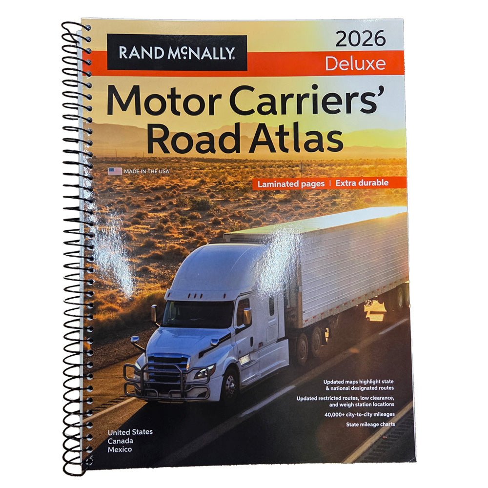 2026 Rand McNally Deluxe Motor Carriers' Road Atlas – Iowa 80