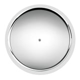 33mm x 3-3/8" Chrome Flat Top Hat Nut Cover, Thread On 10PK