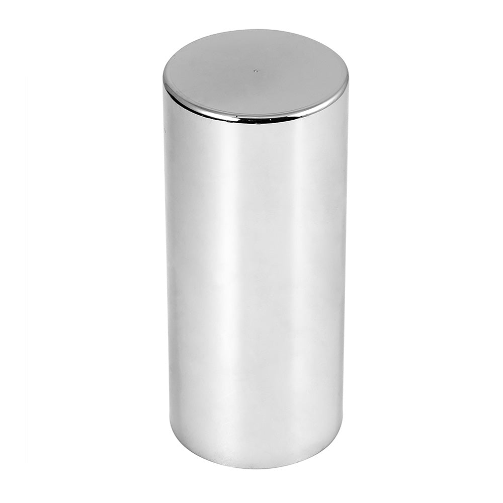 33mm x 5" Chrome Flat Top Nut Cover, Push On 10PK