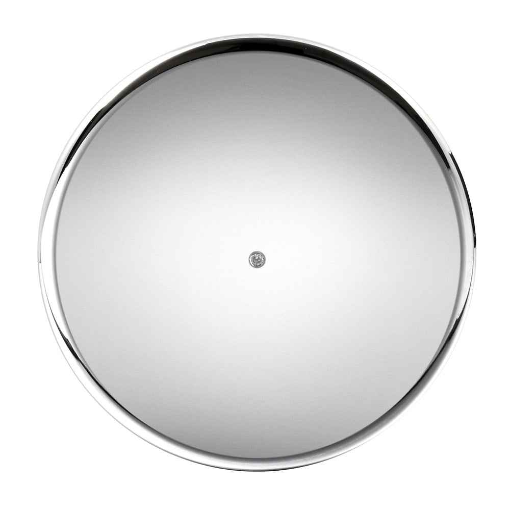 33mm x 5" Chrome Flat Top Nut Cover, Thread On 10PK