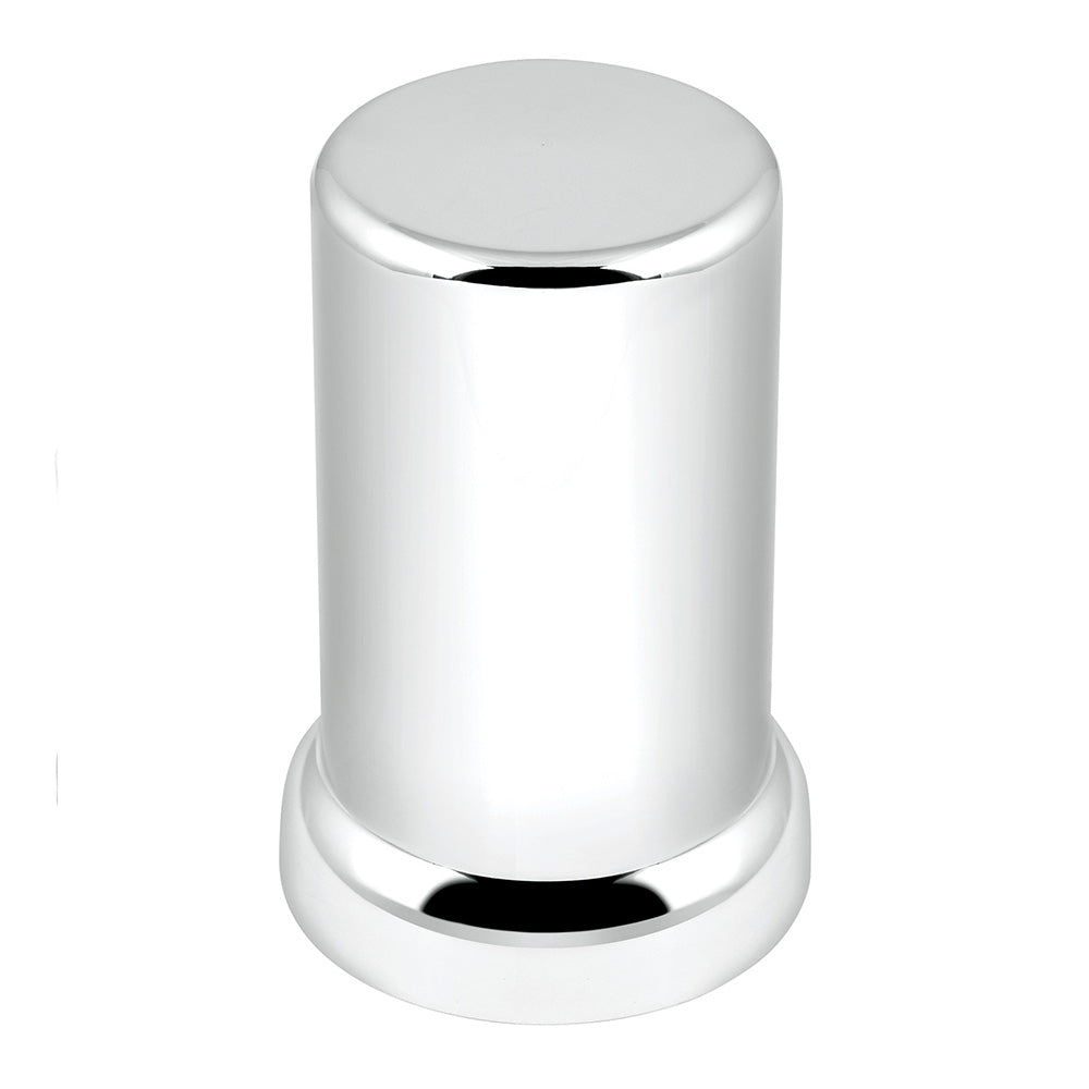 33mm x 2-3/8" Chrome Flat Top Hat Tube Nut Cover, Push On 10PK