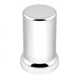 33mm x 2-3/8" Chrome Flat Top Hat Tube Nut Cover, Push On 10PK