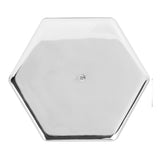 33mm x 5" Chrome Flat Top Hex Nut Cover, Push On - 60PK
