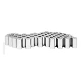 33mm x 4-1/4" Chrome Flat Top Nut Cover, Push On 60PK