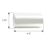 33mm x 4-1/4" Chrome Flat Top Nut Cover, Thread On 60PK