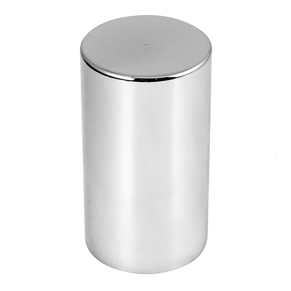 33mm x 4-1/4" Chrome Flat Top Nut Cover, Thread On 60PK