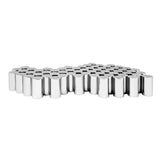33mm x 4-1/4" Chrome Flat Top Nut Cover, Thread On 60PK