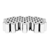 33mm x 4-1/4" Chrome Flat Top Nut Cover, Thread On 60PK