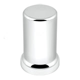 33mm x 3-3/8" Chrome Flat Top Hat Tube Nut Cover, Push On 60PK