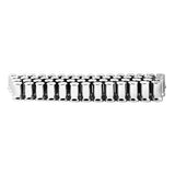 33mm x 3-3/8" Chrome Flat Top Hat Tube Nut Cover, Push On 60PK