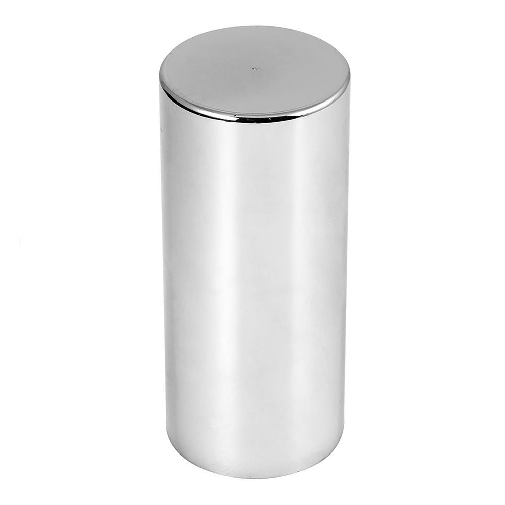 33mm x 5" Chrome Flat Top Nut Cover, Push On 60PK