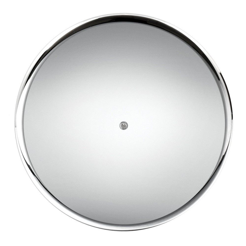 33mm x 5" Chrome Flat Top Nut Cover, Thread On 60PK