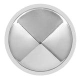 33mm x 3-1/8" Chrome Pointed Top Hat Nut Cover, Push On 60PK
