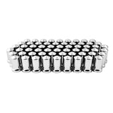 33mm x 3-1/8" Chrome Pointed Top Hat Nut Cover, Push On 60PK