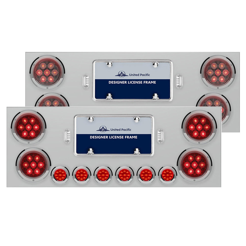 SS Comp Series Rear Center Panel with LEDs and LP Cutout