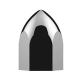 11/16" x 1-5/16" Chrome Bullet Push-On Nut Covers - 10 Pk