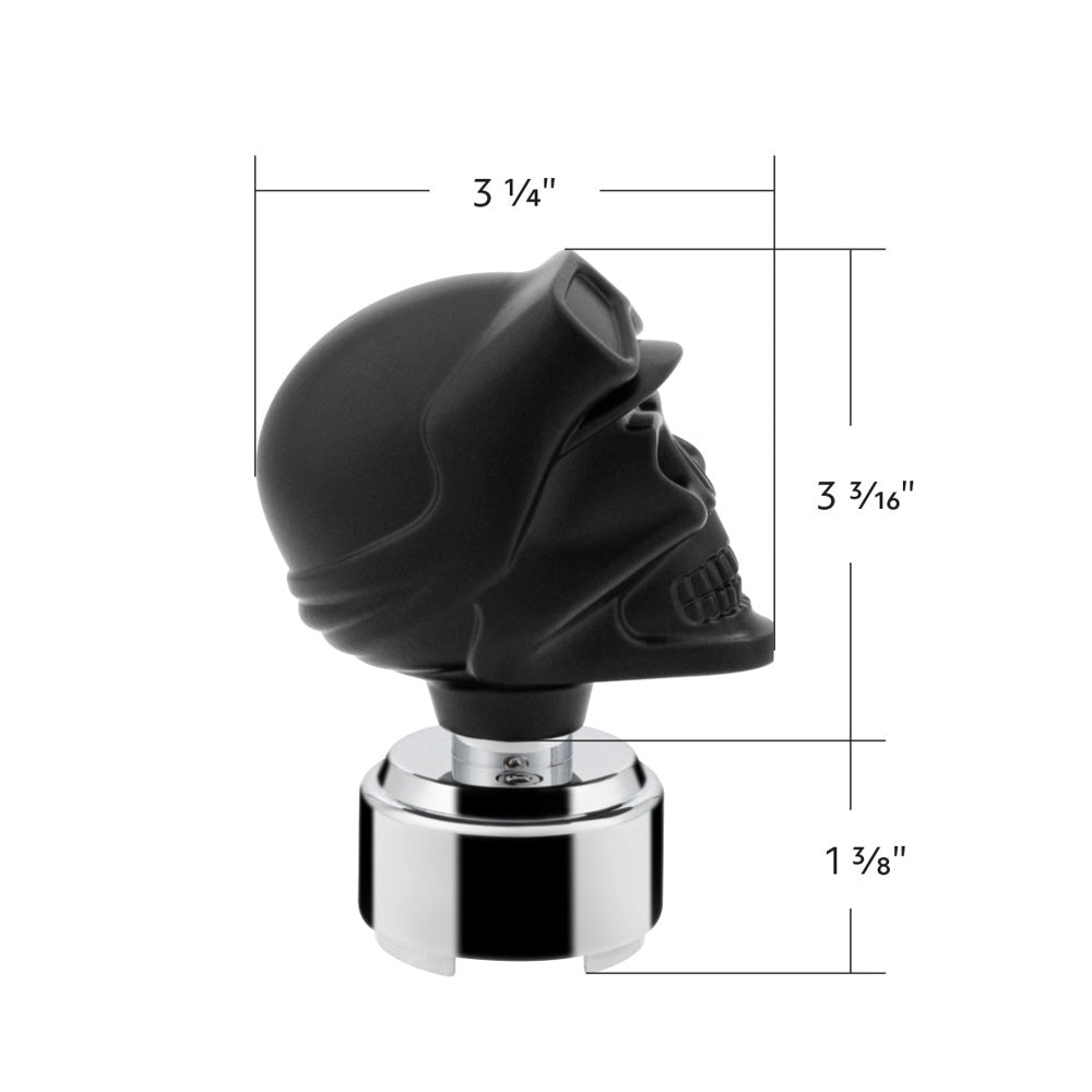 Thread One Skull Biker Shift Knob with Adapter