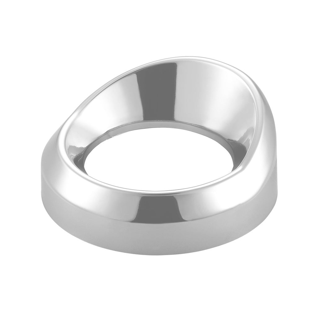 2-7/16" Liquid Silver Small Gauge Cover with Visor