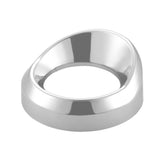 2-7/16" Liquid Silver Small Gauge Cover with Visor