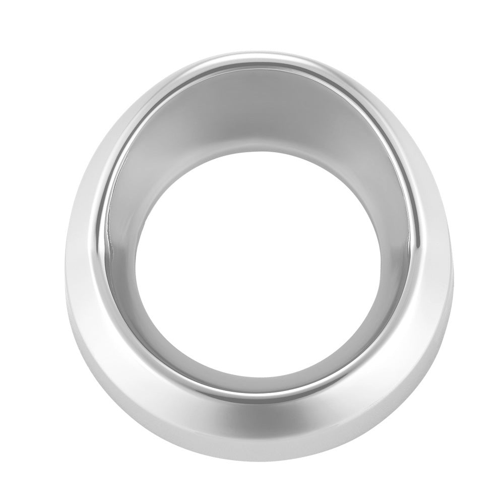2-7/16" Liquid Silver Small Gauge Cover with Visor