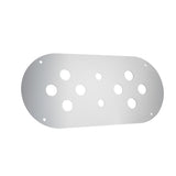 PB, KW Above the Door SS Dome Light Plate 8 Mini Light Holes
