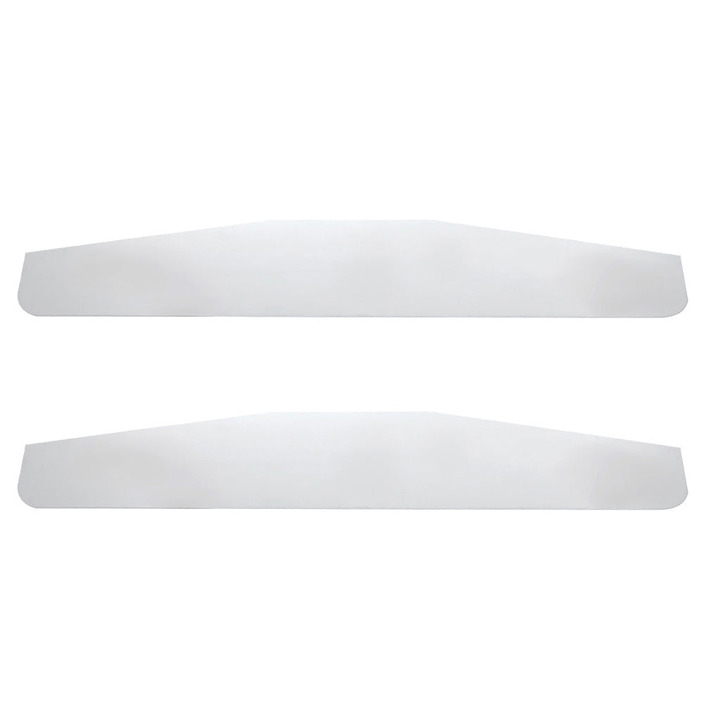 4" x 24" Chrome Mudflap Weight  with Stud Mounting (PR)