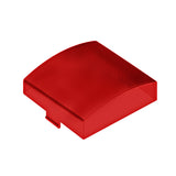 3" x 3" Red Square Dome Light Lens